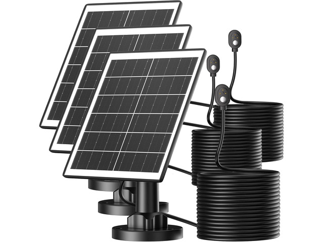 5W Solar Panel Charger Compatible with Arlo Pro 5S/Pro 4/Pro 3/Ultra/Ultra 2/Go 2 Camera, Solar Panels Charging with 13.1ft Waterproof Charging...