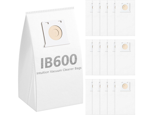 16 Pack IB600 HEPA Vacuum Bags for Kenmore Intuition Upright Vacuum Cleaner