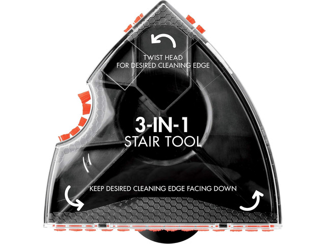 BISSELL 3-in-1 Stair Tool for Carpet and Upholstery Cleaners, New Genuine OEM Part, 3262