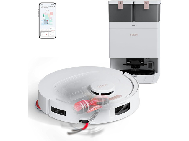 Yeedi by ECOVACS M12 PRO Gen2 Robot Vacuum and Mop, 25000Pa Suction