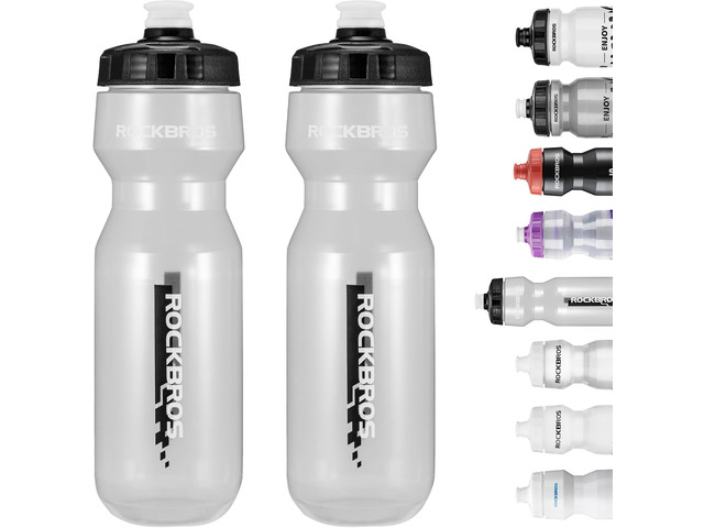 ROCKBROS Bike Water Bottle 20oz-25oz Squeeze Cycling Water Bottle BPA Free