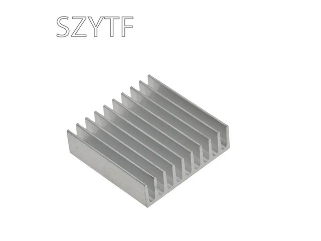 Heatsink Radiator Cooler Radiator 35x35x10MM Black Slot Heat Sink