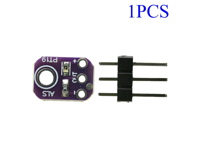 ALS-PT19 Analog Ambient Light Sensor Module 2.5V-5.5V Human Eye Spectral Phototransistor Illumination Detection