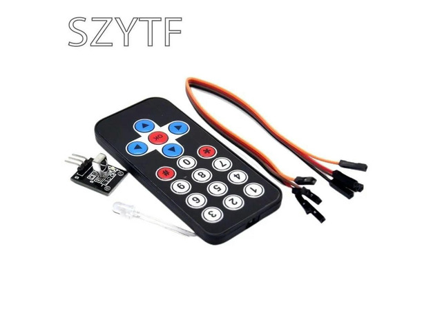 Black Infrared IR Remote Control Module Kits DIY Kit HX1838 For Raspberry Pi Electronics Hot Sale