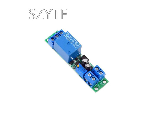 5V12V Time Delay Turn On/Off Relay Module Monostable Switch Shielding Delay Car Driving Recorder Delay Start Time Adjustable