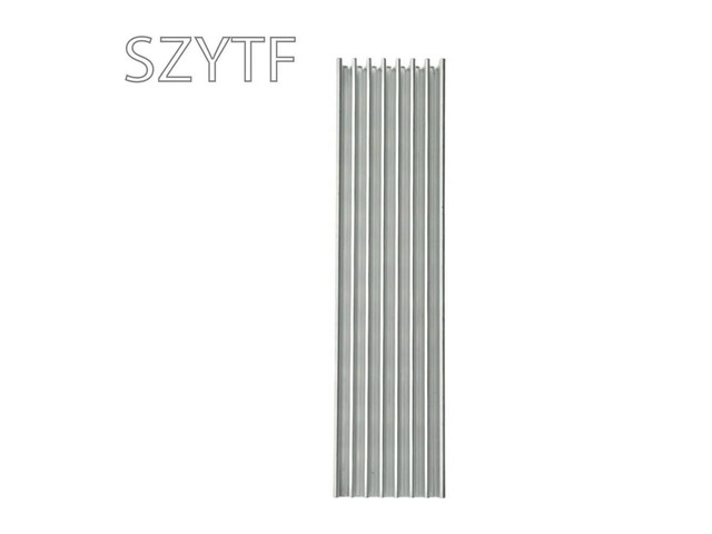 Heatsink Radiator Cooler Radiator 100X25X10MM Aluminum Heat Sink Fins Fast Thermal Conductivity Thermal Bar