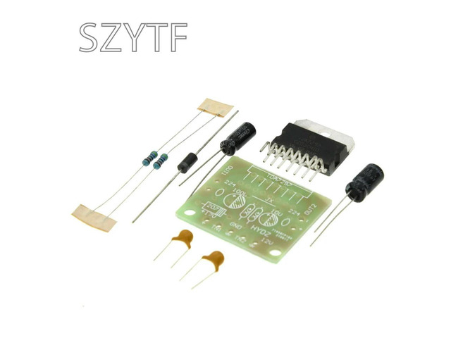 TDA7297 12V Pure DC Power Amplifier Board Parts Level After 2 15W+15W Dual Channel Electronic DIY Kit