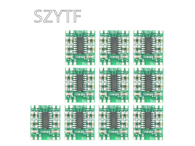10pcs PAM8403 Super Mini Digital Amplifier Board 2 * 3W Class D Digital Amplifier Board Efficient 2.5 To 5V USB Power Supply