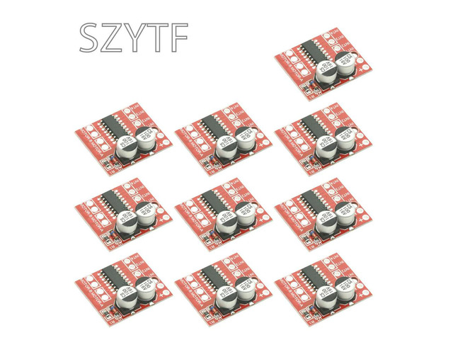10pcs MX1508 DC Motor Driver Module DC 2V-10V 1.5A 2-Way PWM Speed Dual H-Bridge Stepper Motor Driver L298N