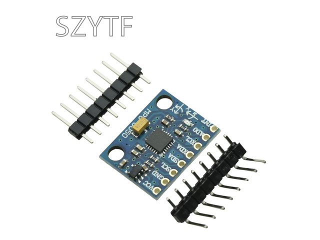 1Set IIC I2C GY-521 MPU-6050 MPU6050 3 Axis Analog Gyroscope Sensors + 3 Axis Accelerometer Module For With Pins 3-5V DC