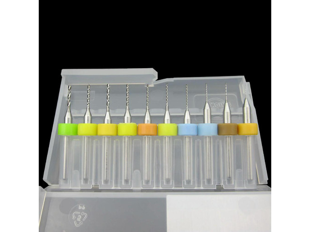 1Set 0.3-1.2mm PCB Print Circuit Board Carbide Micro Drill Bit Tool Set Integrated Circuits