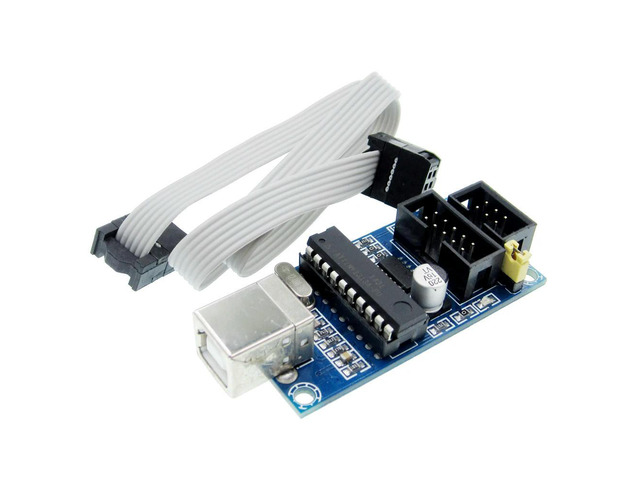 USBTiny USBtinyISP AVR ISP Programmer Bootloader For IDE Meag2560 UNO R3 With 10pin Programming Cable One