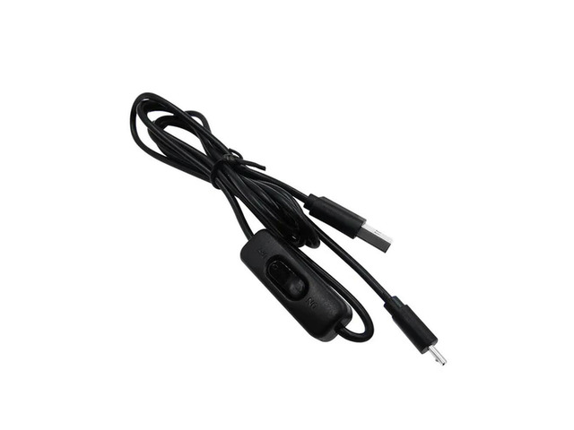 5PCS Micro USB Charger with ON/OFF Switch USB Power Cable for Raspberry Pi
