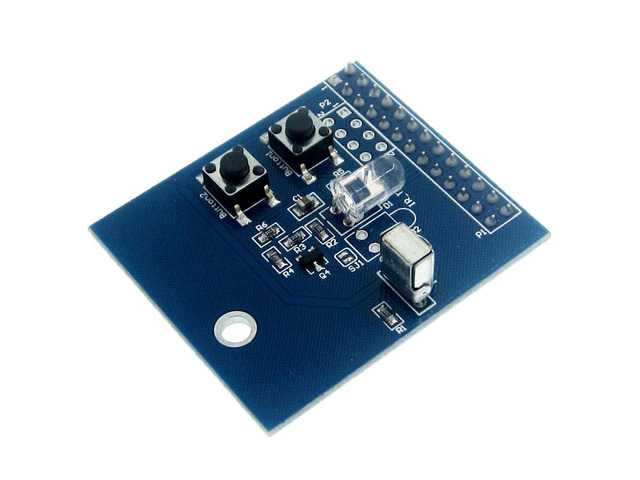 38KHz IR Infrared Control Expansion Board Receiver Transmitter Shield DIY Double IR Emitter For Raspberry Pi