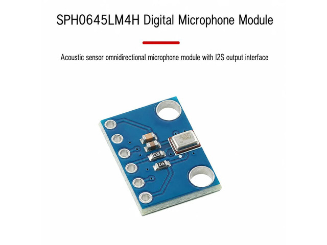 2pcs SPH0645LM4H Digital Microphone Module Sound Acoustic Sensor Mic Head Microphone Module I2S Interface