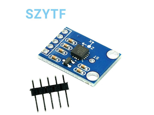 ADXL335 3-Axis Accelerometer Sensor Module Triaxial Angle Acceleration Transducer for 3V-5V Alternative MMA7260 GY-61