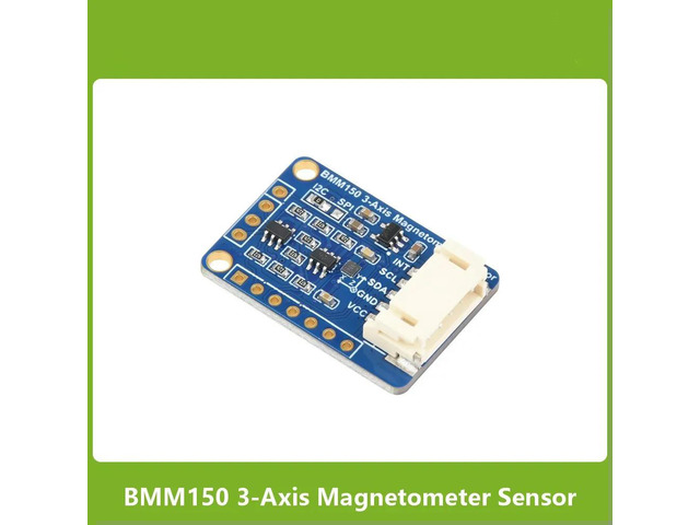 Waveshare BMM150 3-axis Magnetometer Sensor, Digital Compass Sensor, Magnetic Field Measurement, Supports Raspberry Pi /