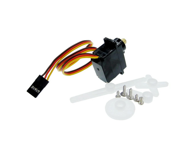 4pcs Mini Size l Gear Analog Servo ES08MA II for RC Motor Replacement Part Shockproof and Stable RC Servomotor l Gear
