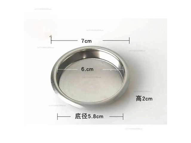 Applicable To Italian Coffee Machine Recoil Dishwashing Blind Bowl Non-porous Filter Cup/blind Cup 58m