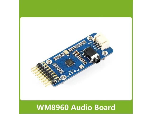 Waveshare WM8960 Stereo CODEC Audio Module, Play/Record