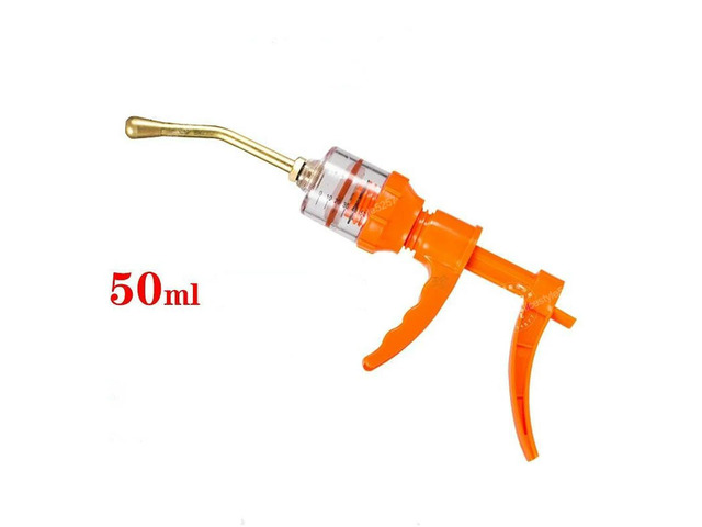 Adjustable dosing device for pigs, horses, cattle and sheep l dosing gun for veterinary use Drug feeder