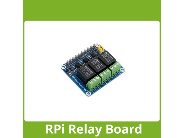 Waveshare RPi Relay/Expansion Board for Raspberry Pi 5/4B. loads up to 5A 250V AC or 5A 30V DC