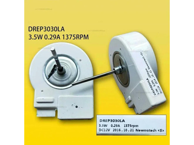 Refrigerator DC fan motor DREP3030LA. RSA2S0SW. DC12V brushless fan motor 9B.