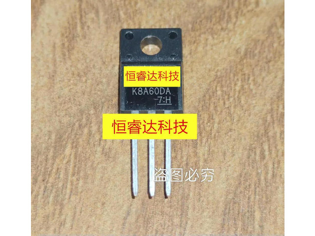 50PCS 100% Imported K8A60DA TK8A60DA TO-220F 600V 7.5A MOS
