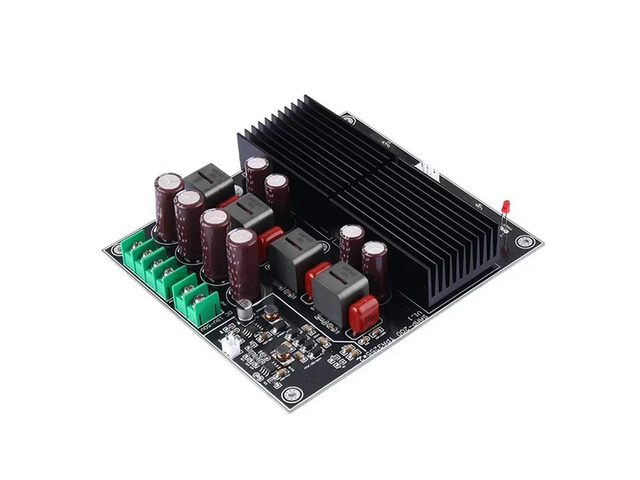 WOOPKER 600W×2 Class D Amplifier Board Dual Core TPA3255 2.0 Channel HiFi Stereo Power Amplifier for 4-8 Speakers Home Theater