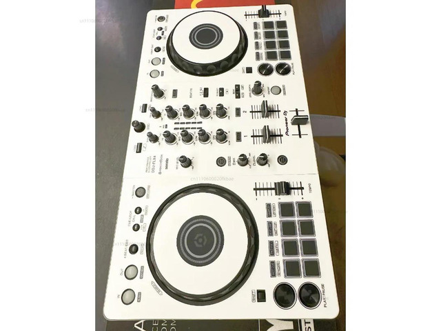 White Skin Sticker for DDJ-FLX4 Controller All-in-One DJ Deck Protective Vinyl Wrap
