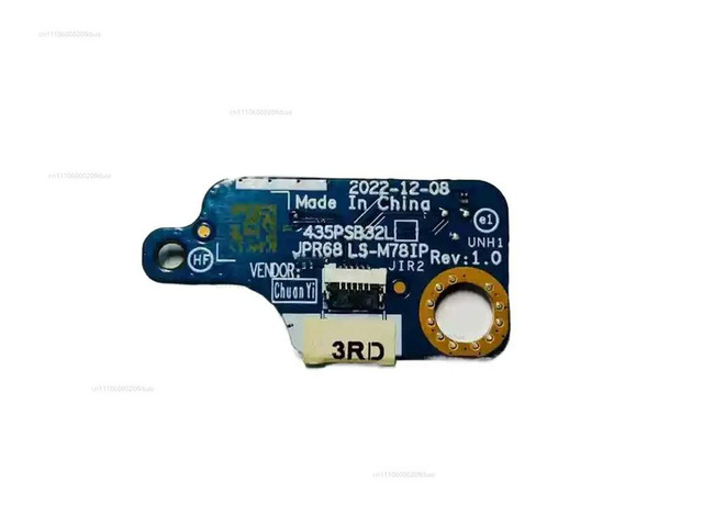 Laptop Power Switch Board Sensor Board for 16 Inch Gaming Laptop Compatible with JPR68 LS-M78IP Model