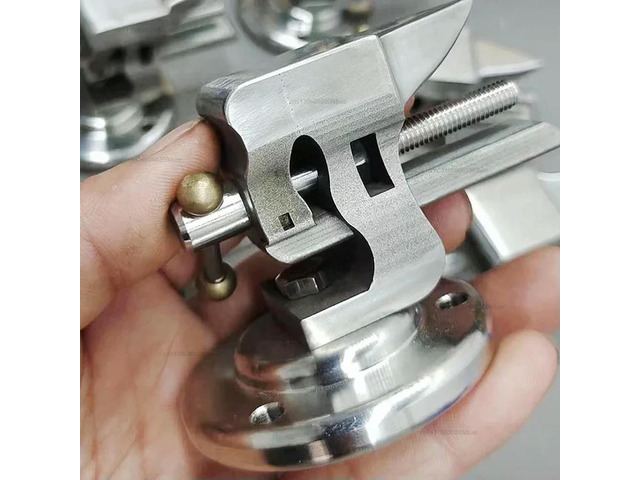 304 Stainless Steel Mini Vise With Anvil Table Hand Tools Adjustable Desktop Clamp Watch Repair Ornaments Anvil DIY Base