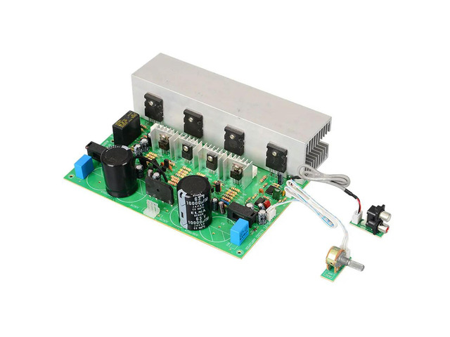 500W high-A1943/C5200 thickened aluminum, mono high-power subwoofer power amplifier
