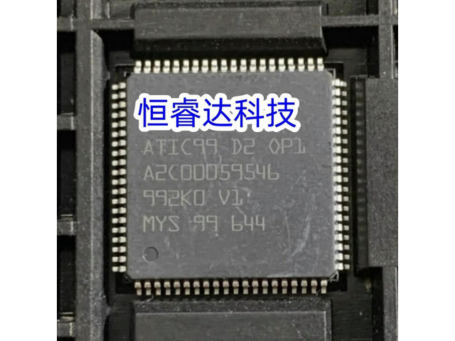 5PCS/Lot and ATIC99 D2 OP1 A2C00059546 QFP80 ATIC99D2 Auto ICs Chips