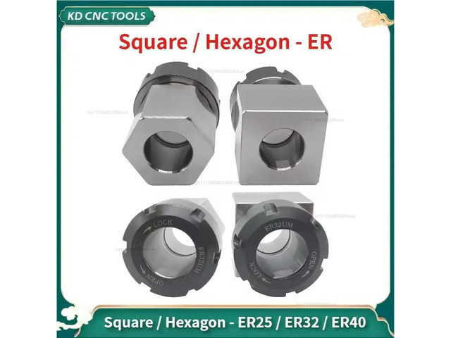 ER32 Square Hexagonal Polygon Conversion Set Square + Hexagonal Set