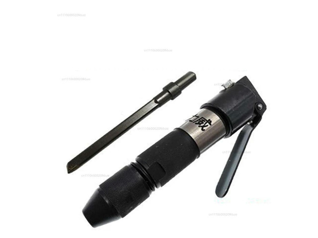 Pneumatic Stone Engraving Machine, Powerful Air Hammer, Art Carving Tool, Stone Embossing Carving Pen, 5500BPM with 4 Inch Cutte