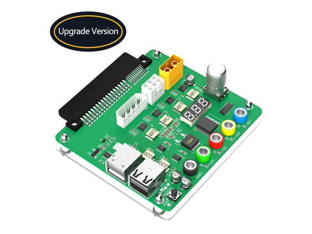 Suitable for brand PSU with adjustable voltage knob and 3.3v/5v/12v /USB 2.0/QC 2.0/ 3.0/12v power breakout board