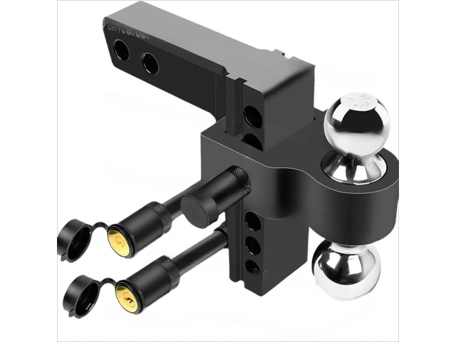 Strong tensile force, adjustable aluminum alloy trailer arm 6 inches with latch lock, double-ended trailer trailer arm