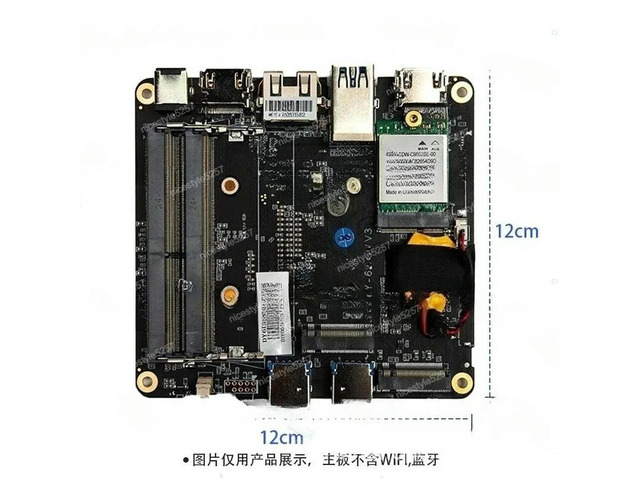 Industrial Control Motherboard Mini Host, 5500U 5800H 5825U 5600H Mini PC, Dual LAN Port Industrial Computer Motherboard