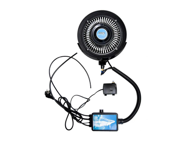 cnhw centrifugal atomizing disc, spray fan, industrial fan water mist,complete set of atomization system, outdoor humidification