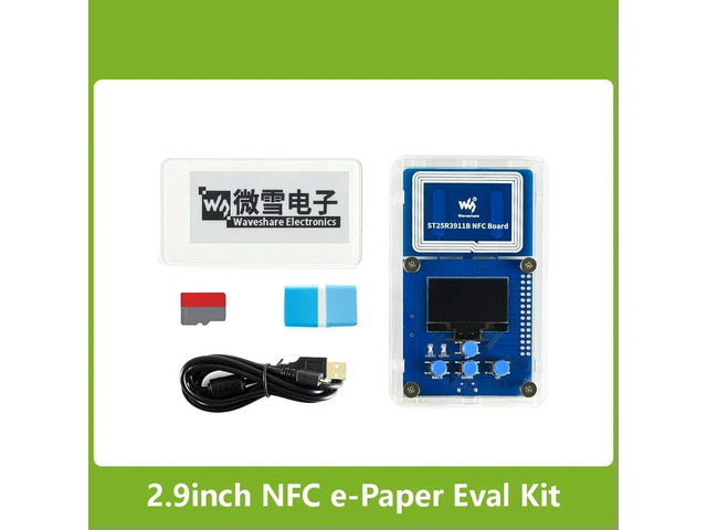 Waveshare 2.9inch Passive NFC-Powered e-Paper Evaluation Kit, No, Powering & Data Transfer