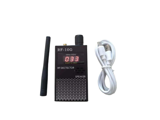 Digital field strength meter RF-10G power meter, radio detector 1MHz-10GHz