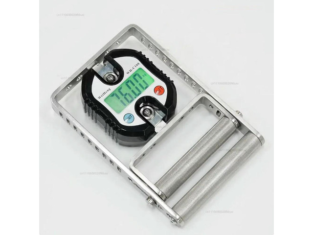 Finger flexor strength tester with LCD screen - digital display spring grip exerciser
