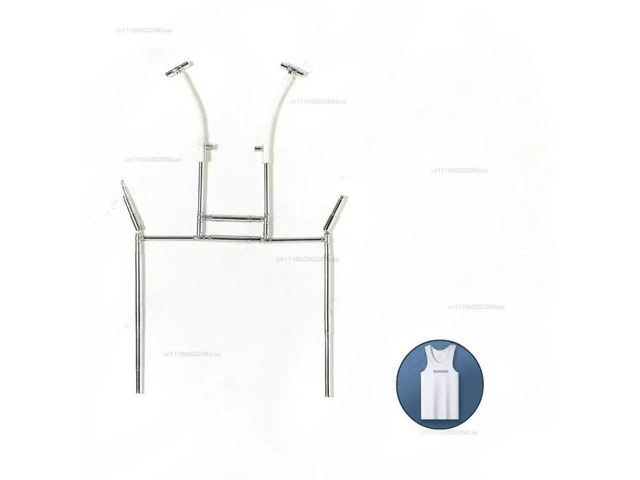 Men's vest white background photo shooting modeling hanger large jersey rack clothing shooting props invisible hanger