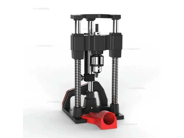 Aluminum alloy drill stand for wood and l (capacity 1-10mm) - multi-angle drilling guide with scale