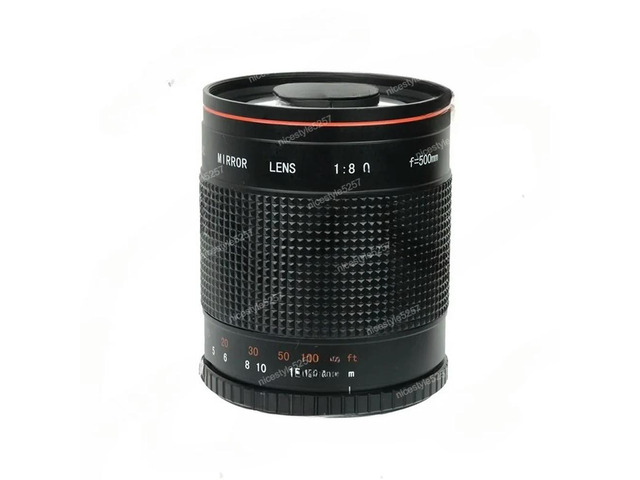 500Mm F8 F7.5 reflection lens, super telephoto fixed focus lens