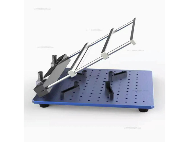 PCB steel mesh solder paste printing table precision SMT manual small machine manual screen printing table 170MMx170MM