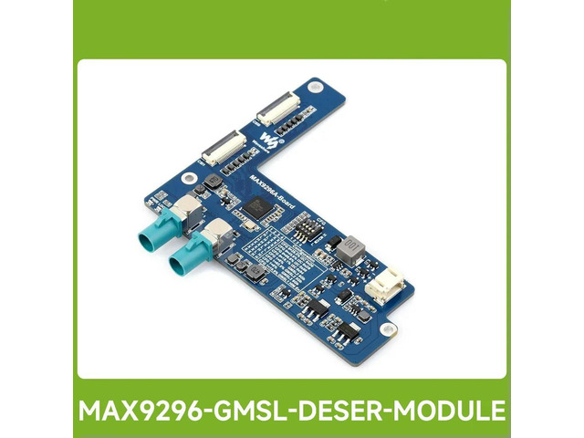 Waveshare 2-Ch GMSL Camera Adapter Board for Raspberry Pi 5/ Jetson Orin Nano, Equipped With MAX9296A Deserializer, High-Speed