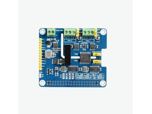 CAN FD expansion board dual channel isolated onboard protection circuit SPI interface