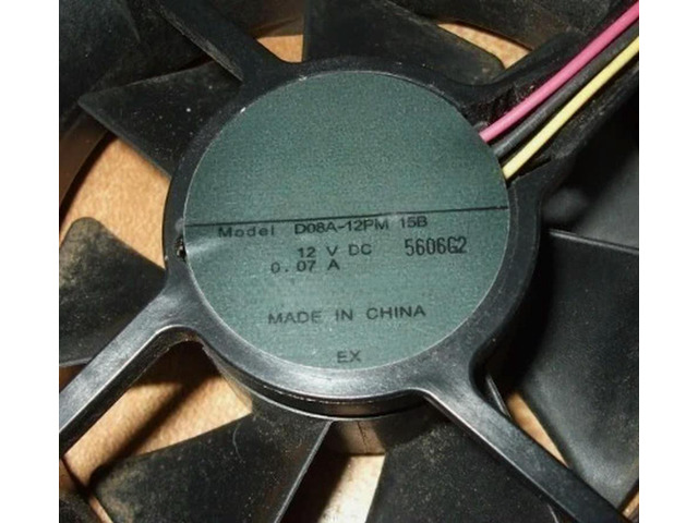 D08A-12PM 09A D08A-12TM 06A 12V 0.08A 8CM 80*80*25MM Silent Cooling Fan Fast Delivery